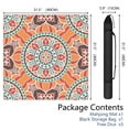 thumbnail image 2 of Mandala Mahjong Mat for Table, 31.5*31.5in Anti Slip American Mahjong Table Cloth, Noise Reduction, Neoprene Mah jongg Mat with Carrying Bag & 3 Dices, Mahjong Accessories Gift, Board Tile Games Mats, 2 of 7