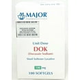 3 Pack Major Dok 100 Mg Docusate Sodium Crushable, 100 Tablets each