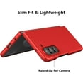 thumbnail image 5 of Case for Samsung Galaxy Z Fold 5 (2023) with Cover Screen Protector, Thin Hard PC Phone Case for Galaxy Z Fold5 - Red, 5 of 14