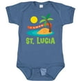 thumbnail image 3 of Inktastic I Love St Lucia Boys or Girls Baby Bodysuit, 3 of 5