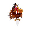 thumbnail image 1 of Letreros de pavo de Acción de Gracias para el jardín con estacas, letreros de Acción de Gracias para el porche, decoraciones para el patio de la granja de otoño, decoración al aire libre, 1 of 1