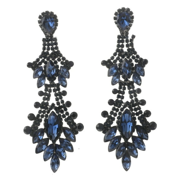 Crystal Rhinestone Drop Earrings