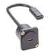 thumbnail image 5 of Adaptador de montaje en panel,Cable adaptador de montaje en panel USB tipo C,Cable de montaje en panel con tornillos,de hembra a USB-C hembra,Cable de extensión para montaje en panel para, 5 of 9