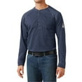 thumbnail image 3 of Bulwark Long Sleeve Henley Size up to 4XL, 3 of 4