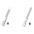 thumbnail image 3 of relayinert Nail File Home Simple Universal Adults Small Sanding Strip Stainless Steel Double Sided Nails Art Pedicure Rasp Tool Type 1, 3 of 6