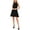 Rich Black, variant on CeCe Womens Sleeveless Knee-Length Halter Dress