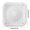 White #0, variant on Shower Drain Hair Catcher, Round Sink Strainer with Suction Cup, Bathroom & Kitchen Drain Cover, 1-Pack