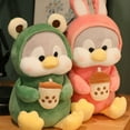 thumbnail image 3 of C 30Cm Milk Tea Crab Plush Stuffed Animal Toy Cute Soft Doll For Kids Girls Gift, 3 of 5