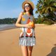 thumbnail image 3 of Balery Hello Fall Gnomes Vestidos de verano para mujer con estampado: vestido holgado sin mangas, vestido playero informal y cómodo para días calurosos., 3 of 7