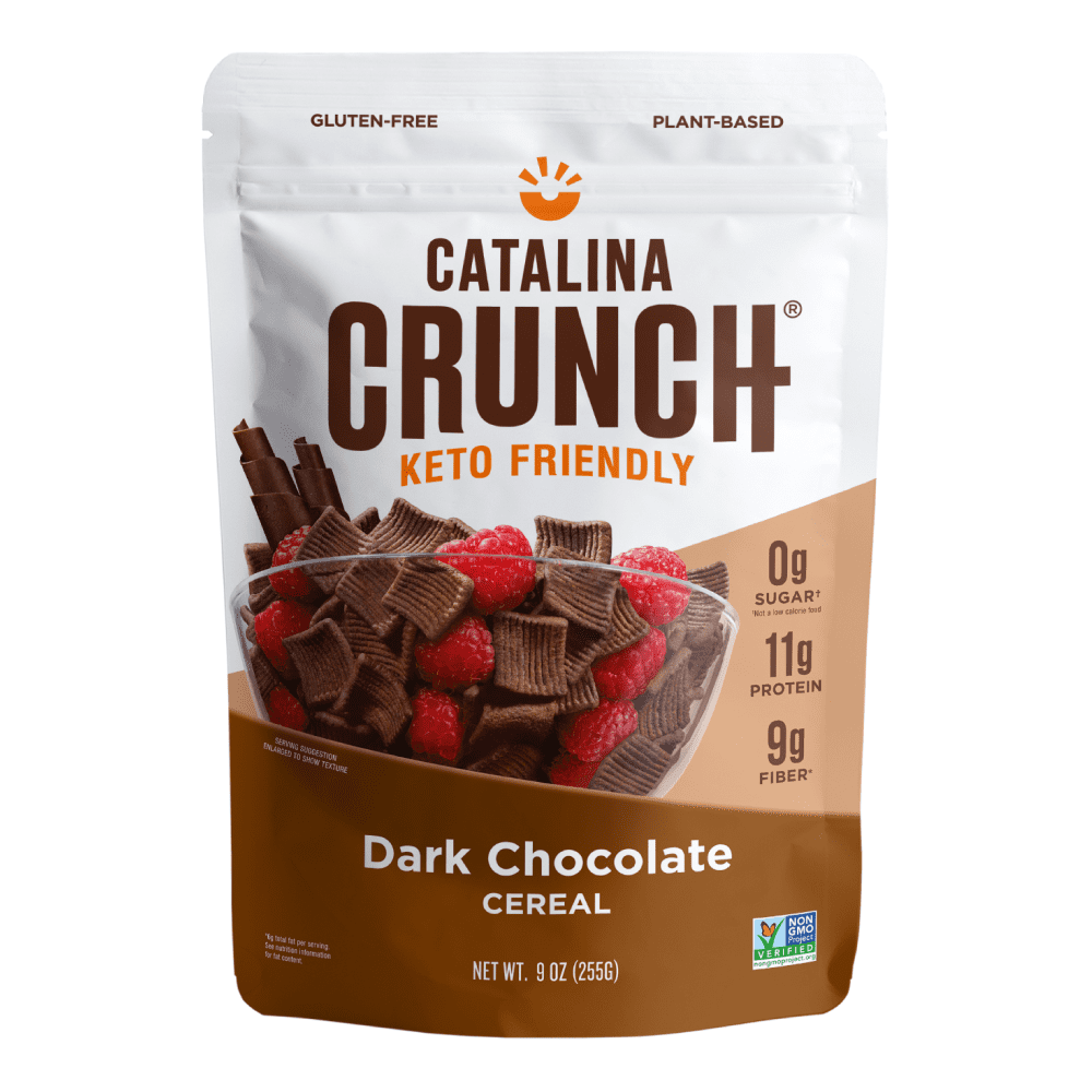 Catalina Crunch Dark Chocolate Keto Cereal, 9oz Bags