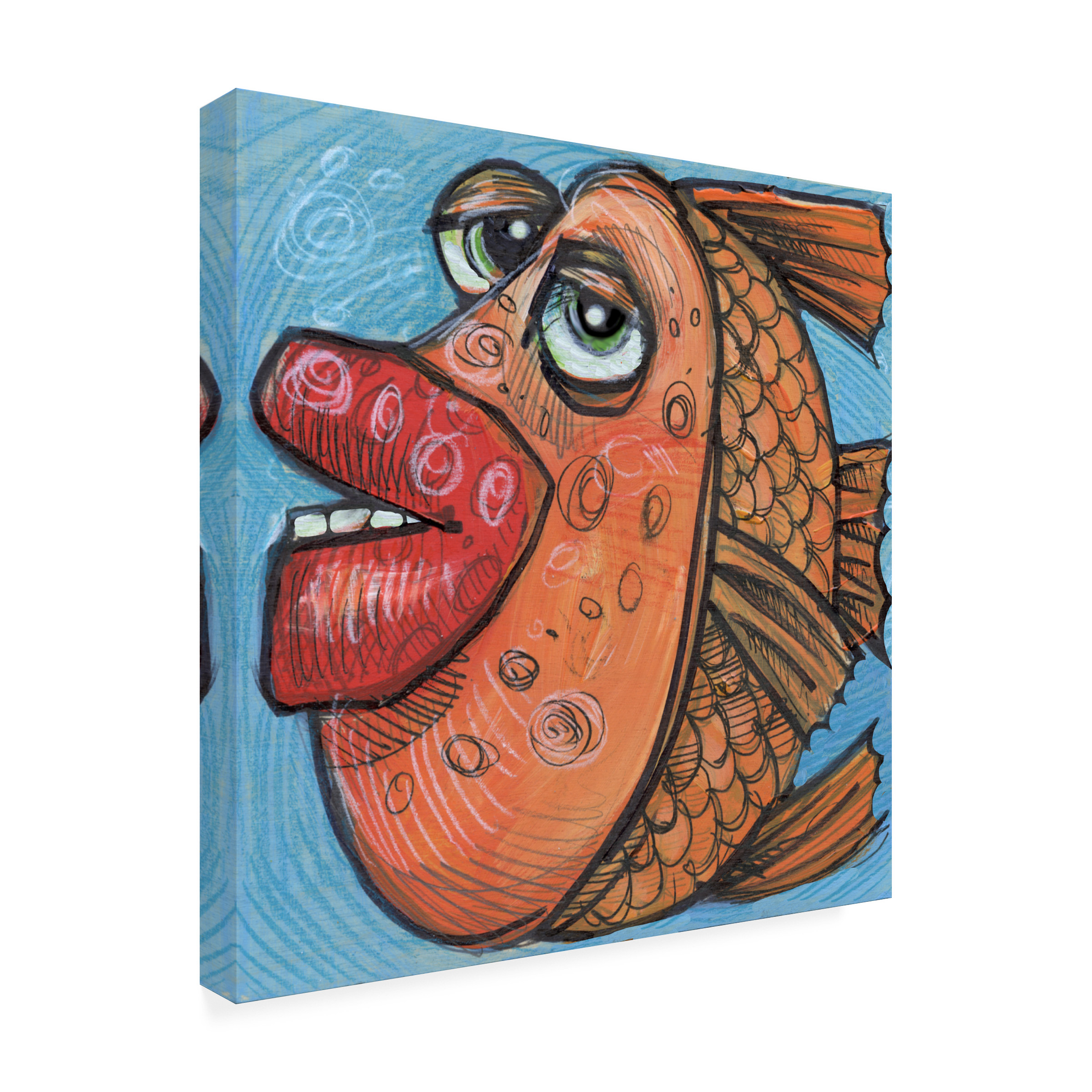 Tim Nyberg 'Fish 15 2019' Canvas Art