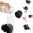 thumbnail image 4 of Duslogis Bird Water Dispenser Parrot Waterer Automatic Bird Water Feeder for Parakeets Cockatiels Budgies Finch Lovebirds & Canary (9.4oz/220ml, Black), 4 of 7