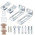 thumbnail image 1 of HLONK 1Set Bifold Door Hardware Repair Kit Closet BiFold Sliding Door Accessories, 1 of 6