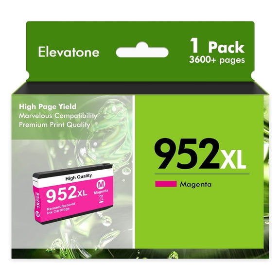 952XL 952 XL Ink Cartridges Compatible for HP 952 952XL 1 Pack Color Ink for OfficeJet Pro 8710 7740 8720 8210 8715 8702 7720 8730 8740 8216 8725 8700 (1 Magenta)