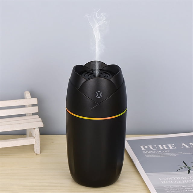 Leutsin USB Humidifier Home Bedroom Office Car Desktop Humidifier Colorful Led Lights