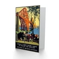 thumbnail image 2 of Rail Flying Scotsman Forth Bridge Lner Uk Greetings Card Plus Envelope Blank inside, 2 of 3