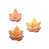 Fall Leaves Molded Sugar Cake/Cupcake Decorations - 12 ct