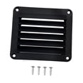 thumbnail image 2 of Elodie Rectangular Marine Louvered Air Vent Nylon Boat Vents for Marine RV Boat Black, 2 of 8