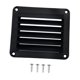 thumbnail image 2 of Ventilación de aire rectangular con rejilla marina de nailon, ventilación práctica y multifuncional Negro, 2 of 9