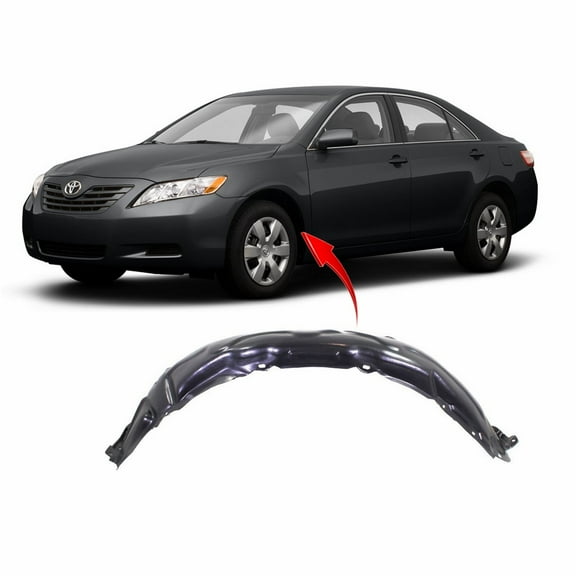 DCP Front Left Driver Side Fender Liner For 2007-2011 Toyota Camry TO1250122