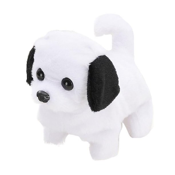 Cachorro de peluche de juguete para bailar, cantar, perro eléctrico con collares para que los niños caminen