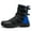 Black and blue, variant on Men's and women's all-season motorcycle riding boots and motorcycle shoes,Black red,47