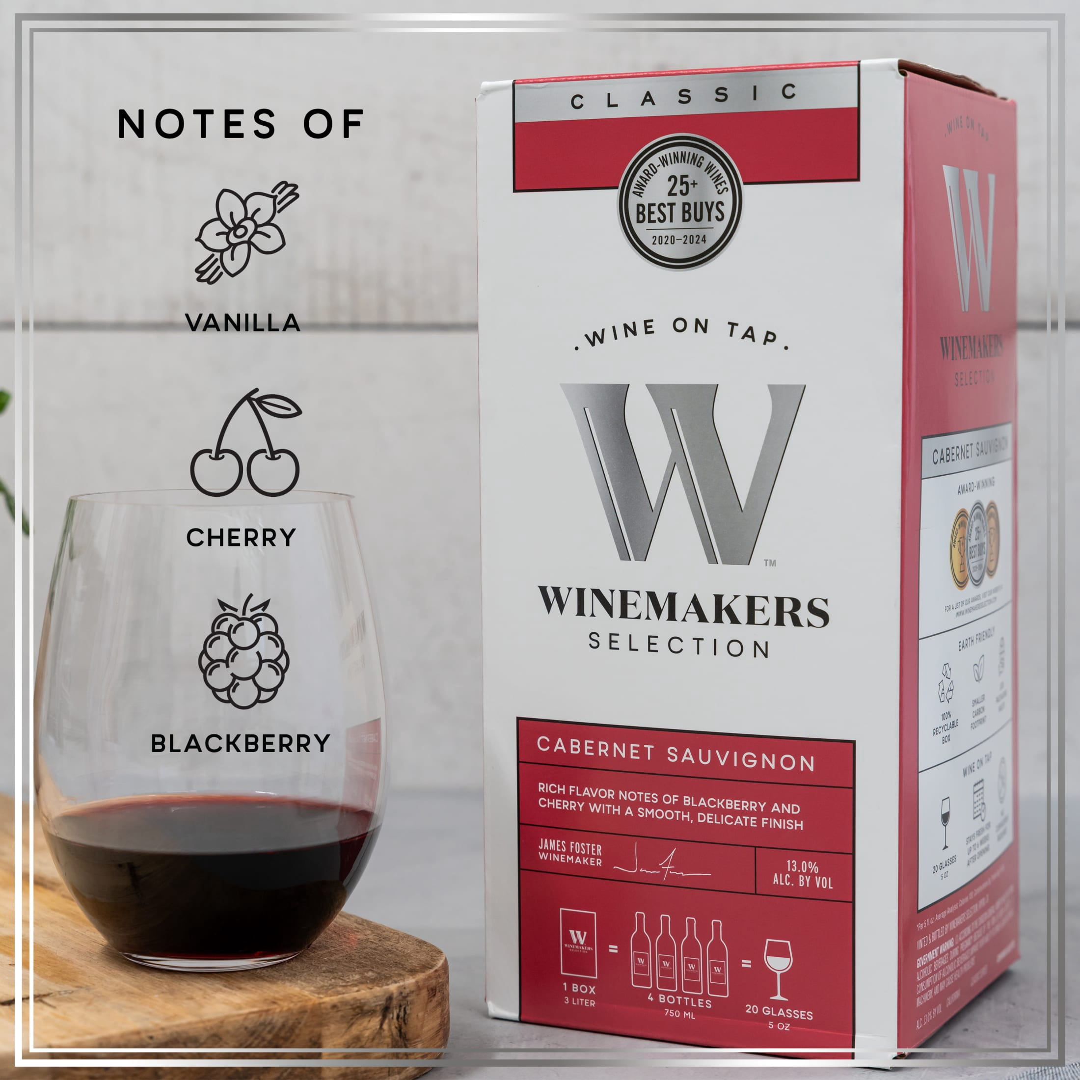 Winemakers Selection Cabernet Sauvignon, Red Wine, 3L
