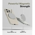 thumbnail image 4 of Ringke Silicone Magnetic [Compatible with MagSafe] Designed for iPhone 15 Pro Case, Feels velvety Lightweight Slim Cute Soft Phone Cover for Women, Men - Stone, 4 of 11