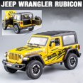 thumbnail image 1 of 1:20 Jeeps Wrangler Rubicon Alloy Car Model Diecast & Toy Metal Refit Off-road Vehicles Car Model Simulation Childrens Toys Gift, 1 of 6