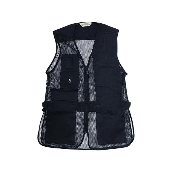 Bob Allen 240M Mesh Back Shooting Vest Right Hand Cotton Twill and Mesh Black 3XL