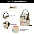 thumbnail image 4 of FORMRS Crossbody Bag for Women Quilted Travel Shoulder Cell Phone Purse with Chain Strap Handbag, Flying Planes, 4 of 7