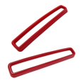 thumbnail image 2 of 2x embellecedor de parrilla delantera, rejilla de inserción de radiador, resistente, fácil de instalar, Protector de parrilla inferior profesional, Rojo, 2 of 8