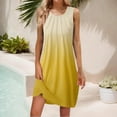 thumbnail image 1 of WILLBEST Vestidos De Verano Para Mujer, Vestido Playero Elegante De Color Liso, Largo Medio, Cuello Redondo, Sin Mangas 2028, 1 of 3