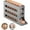 Color 331, variant on 4 Tiers Egg Holder for Fridge - Auto Rolling Fridge Egg Organizer, Space-Saving Egg Dispenser Holder, 30 Eggs Fridge Egg Rack Large Capacity Egg Dispenser for Refrigerator (White)