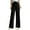 Black, variant on Wyobmus Women's Sweatpants Solid Color Casual High-Waisted Drawstring Pocket Stragit Wide Leg Pants Beige