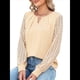 thumbnail image 3 of Camisas de Larga para Mujer, Blusas de Encaje, Ropa Informal de Negocios, Moda de Otoño, Blusas Tejidas Y2k Albaricoque M, 3 of 9