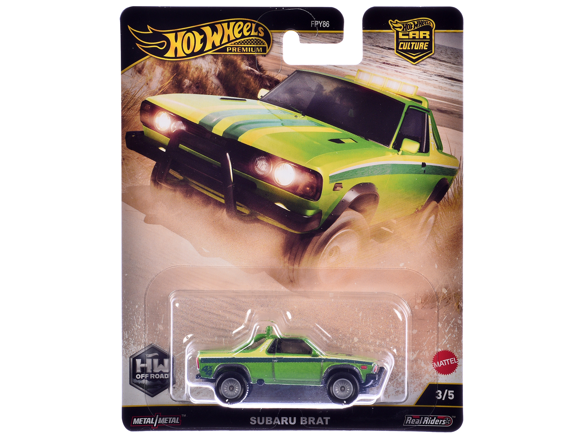 "HW Off Road" 5 piece Set "Car Culture" 2024 Series H Die Cast Model Cars by Hot Wheels