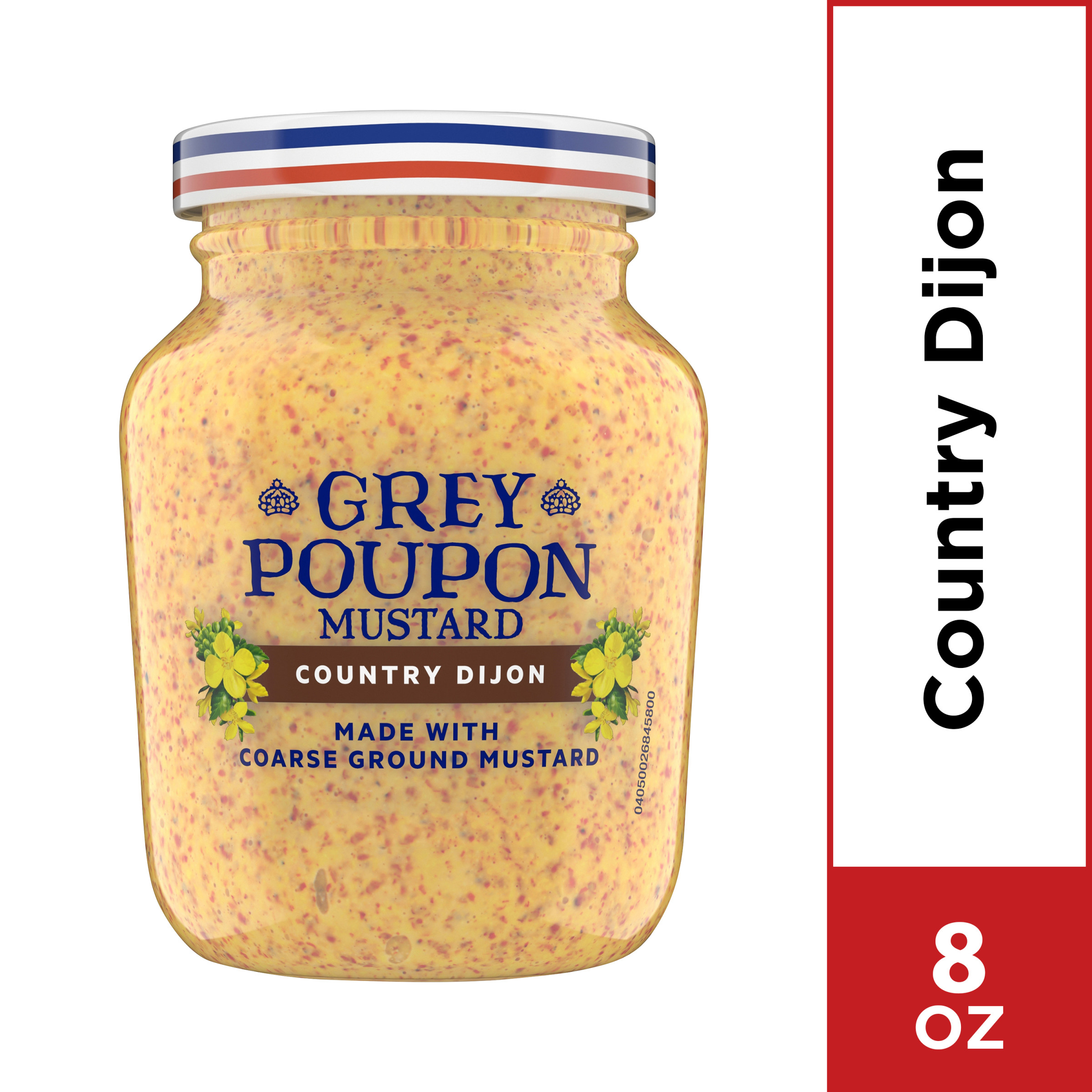 Grey Poupon Country Dijon Mustard 8 oz Jar