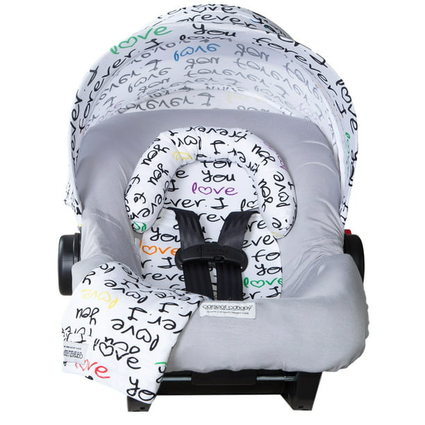 Cat Canopy Baby Whole Caboodle, Colorful Baby Car Seat Covers