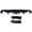 Black Diffuser Lip w/ Smoke Brake Lamp, variant on Ikon Motorsports Compatible with 15-23 Charger SRT Rear Bumper Diffuser Lip Valance W/ LED Brake Light Lamp