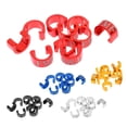thumbnail image 4 of Clips en C de guía de manguera de carcasa de hebilla de aluminio DYNWAVEMX Bike C Clips Cabe Hebillas, 4 of 8