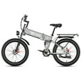 thumbnail image 3 of AMYET ARES AWD Electric Bike for Adults, Dual Motor 2000W Ebike, 52V 20Ah Battery, 24" x 4.0" Fat Tire, Folding Electric Mountain Bike, 34MPH, UL2849, 3 of 12