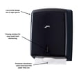 thumbnail image 2 of Jofel Valor Interfold Towel Dispenser, 600 Z-fold, Black, 2 of 5