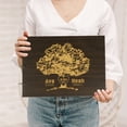 thumbnail image 2 of Darling Souvenir Personalized Engraved Laser Cut Wedding Guest Book Wooden Cover Sign-in Book Registry Guestbook Scrapbook-QJ, 2 of 7