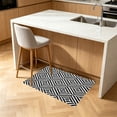 thumbnail image 5 of 23"x15" Washable Entryway Rug, Woven Boho Indoor Front Door Mat, Pet Friendly Neutral Farmhouse Accent Throw Rug for Kitchen & Bedroom, 5 of 6