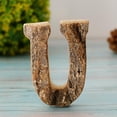 thumbnail image 2 of Elodie Handcraved Wooden Letters Door Numbers Alphabet Letter Floating Adress Name U, 2 of 8