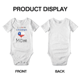 thumbnail image 3 of I Love My Chilean Mom Baby Bodysuit Baby Clothes (White, 12-18 Months), 3 of 5