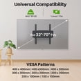 thumbnail image 2 of USX MOUNT Soporte de pared para TV de movimiento completo para la mayoría de televisores de 32 a 70 pulgadas de hasta 99 libras, soporte de pared para TV con brazos articulados dobles, giratorio, incl, 2 of 5