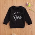thumbnail image 2 of Bagilaanoe Toddler Baby Girl Casual Sweatshirt Long Sleeve Letter Print Pullover 6M 12M 18M 24M 3T Kids Loose Tee Tops, 2 of 9
