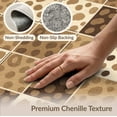thumbnail image 6 of ODIKA 8'x10' Washable Area Rug Print Spotted Mosaic Tonal Patchwork Blocks Brindle Bold Cow Flowing Dynamic for King Size Bedroom Under Bed, Master Suite, Non-Shedding, Easy Care, 6 of 7